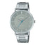 Casio MTP-VT04D-8E men’s analog stainless steel wristwatch with minimalist dial design and elegant silver bracelet