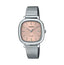 Casio LTP-B166D-4A women’s analog watch with stainless steel strap and rose gold dial elegant minimalist design