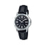 Casio LTP - V004L - 1B Women's Black Leather Band Black Dial Date Analog Dress Watch - Zamana.pk