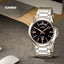 Casio Men’s Analog Stainless Steel Black Dial Watch MTP - 1370D - 1A2VDF - Zamana.pk