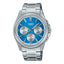 Casio MTP - 1375D - 2A2VDF Stainless Steel Band Multifunction Sky Blue Dial Watch - Zamana.pk