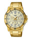 Casio MTP - VD300G - 9E Stainless Steel Watch for Men - Zamana.pk