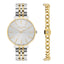 Lee Cooper LC07857.230 Women's Super Metal Silver/Gold Watch - Zamana.pk