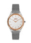 Slazenger SL.9.1852.3.04 Quartz Female Mesh Silver Band Silver Dial Watch - Zamana.pk