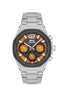 Slazenger SL.9.2106.2.08 Quartz Male Metal Silver Band Dial Orange Watch. - Zamana.pk