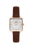 Slazenger SL.9.2256.3.05 Quartz Female Leather Brown Band MOP Dial Watch - Zamana.pk