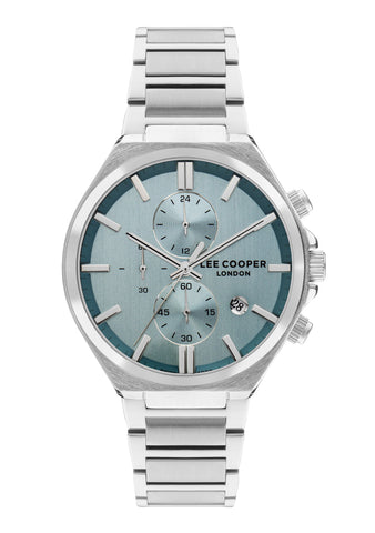Lee Cooper LC07835.370 Men's Super Metal Silver Multifunction Watch