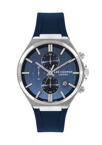 Lee Cooper LC07854.399 Men's Super Metal Silver Multifunction Watch