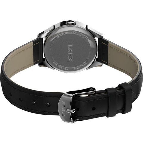 Timex Women's TW2T66600 Briarwood 28mm Black-Silver Watch