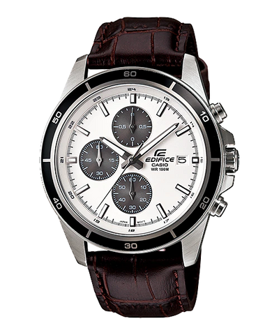 Casio Edifice Genuine Leather Band EFR-526L-7AVUDF Wristwatch - For Men
