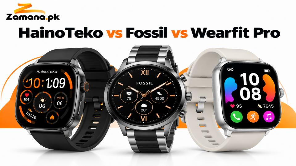 HainoTeko vs Fossil vs Wearfit Pro