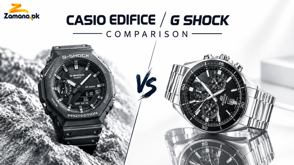 casio edifice / g shock comparison