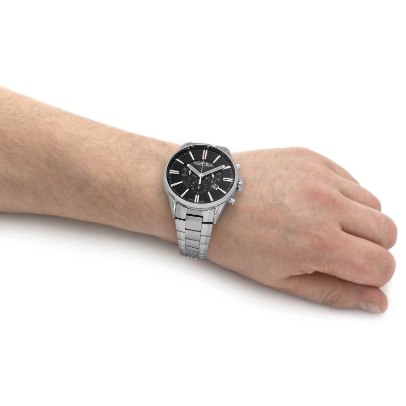 Mens Roamer Superior Chrono Chronograph Watch 508837 41 55 50