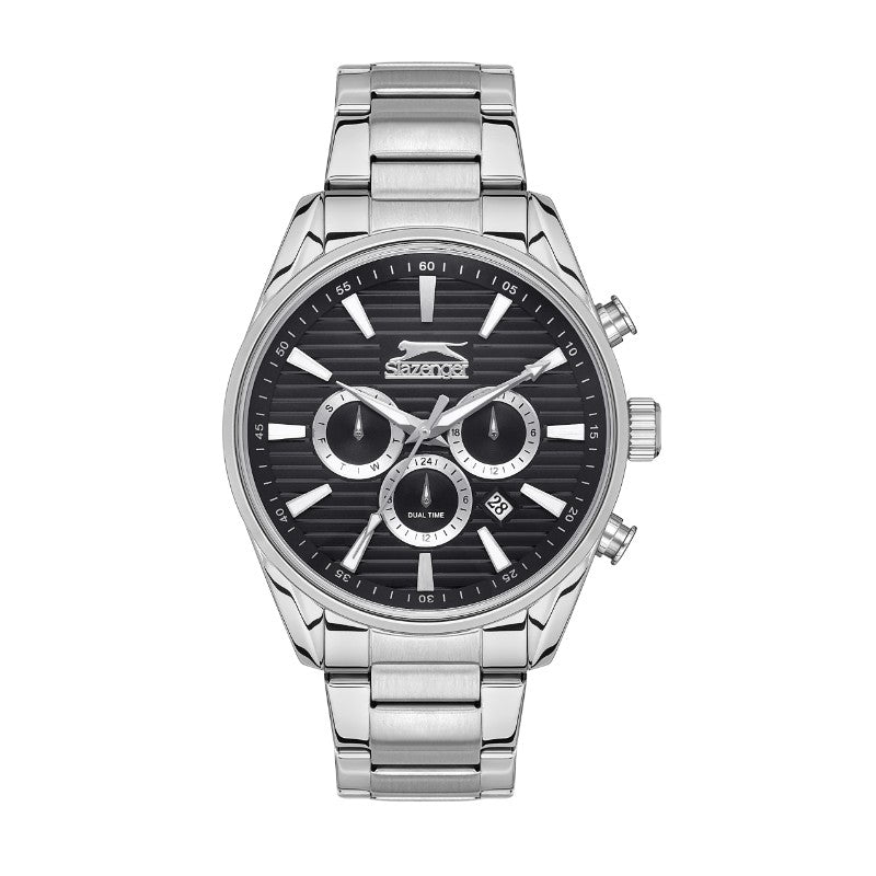 Slazenger SL.09.2111.2.02 Gents Stainless Steel Watch  Black