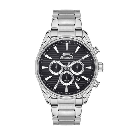 Slazenger SL.09.2111.2.02 Gents Stainless Steel Watch  Black