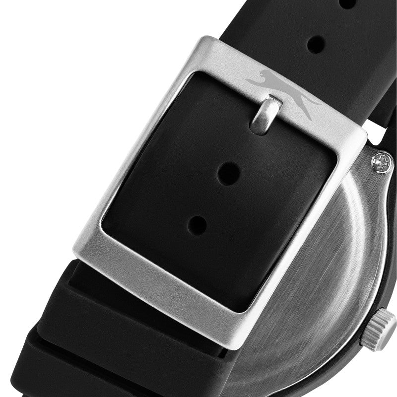 Slazenger SL.09.6369.1.01 Gents Stainless Steel Watch  Black
