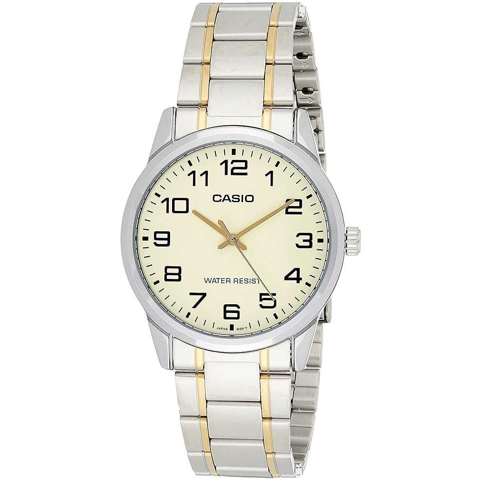 Casio MTP-V001SG-9B gold dial stainless steel men's watch Main image