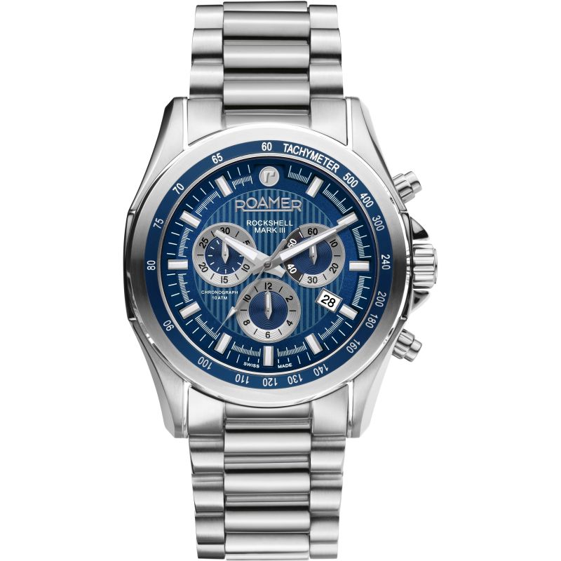 Roamer 220837 41 45 20 Rockshell Mark III Men's Blue Watch