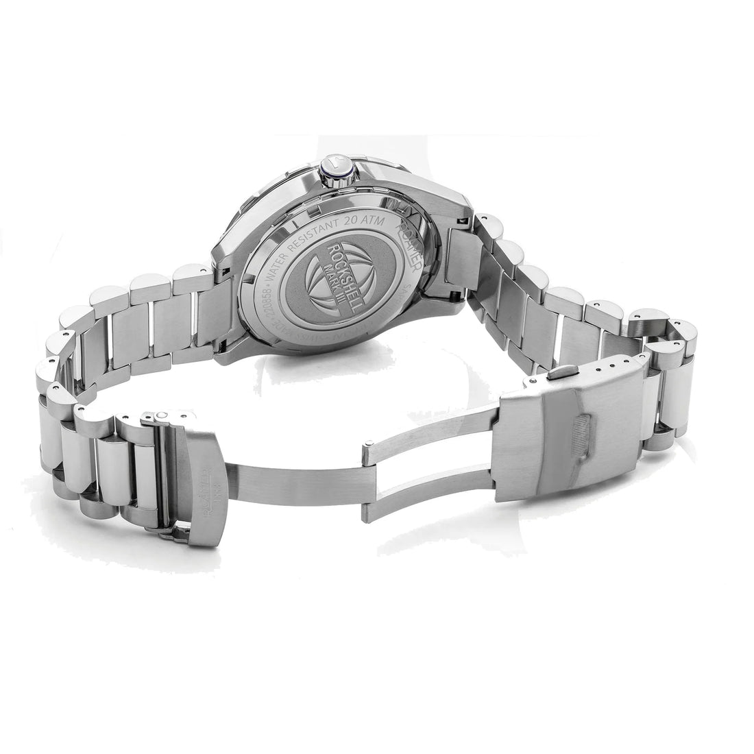 Roamer Rockshell Scuba | Blue Dial | Stainless Steel Bracelet 220858 41 45 50 Secondary image