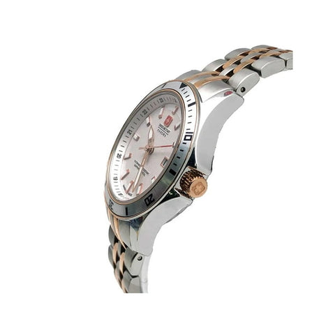 Swiss Military Hanowa Flagship Steel White Dial Ladies Watch 06-7161.2.12.001