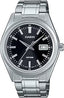 Casio MTP-B180D-1A1 men’s stainless steel watch with black dial