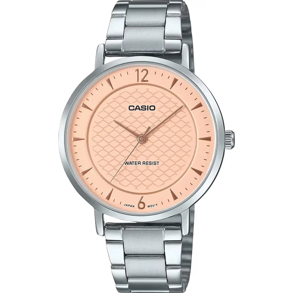 Casio-LTP-VT04D-4A-womens-stainless-steel-watch-with-light-pink-dial Main image