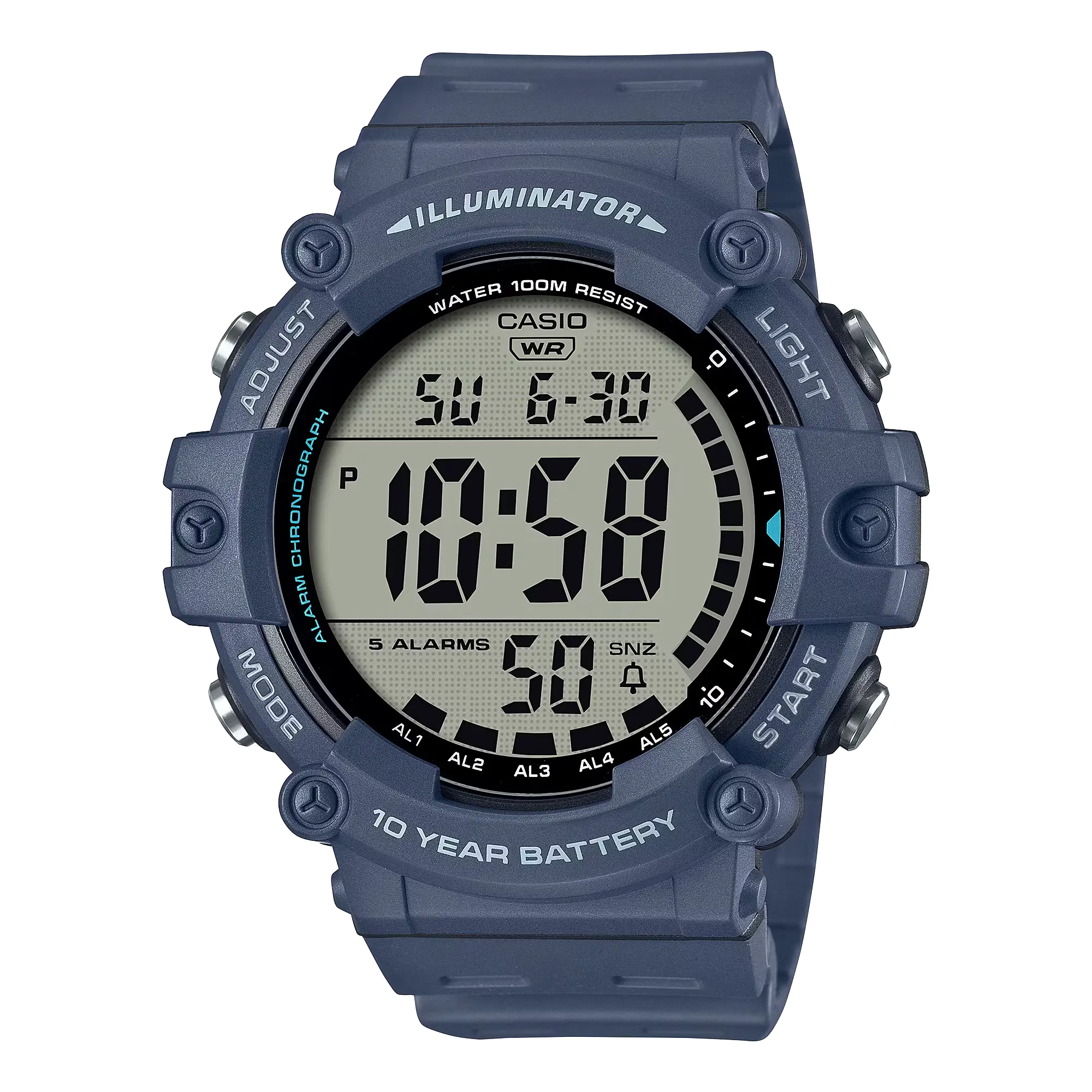 Casio AE-1500WH-2AVDF Digital Wristwatch - Durable, Multi-Function Sports Watch with Large Display Main image