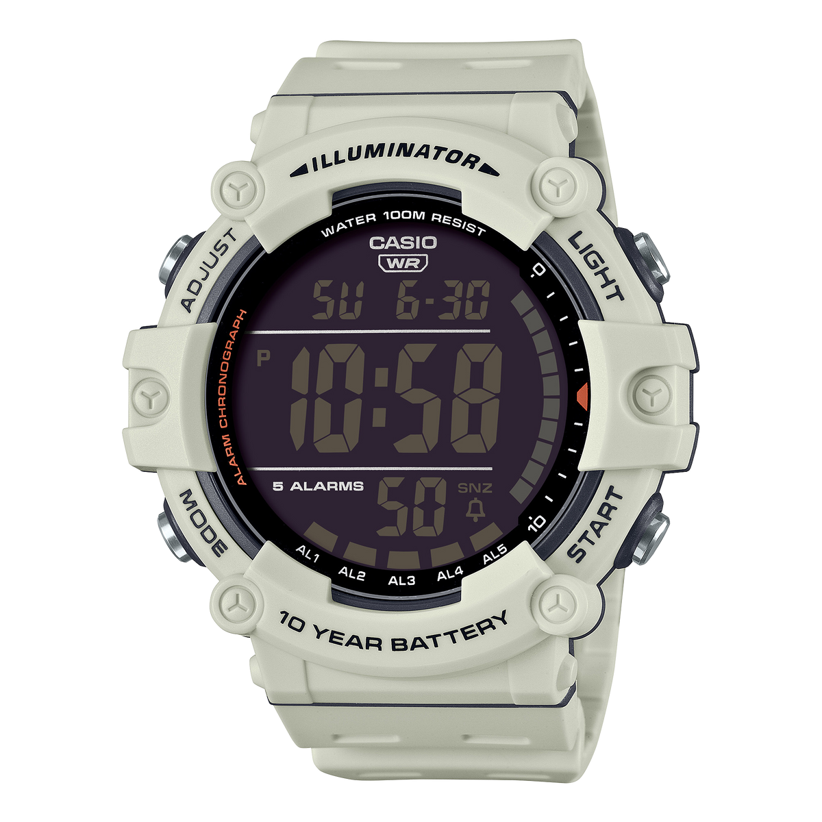 Casio AE-1500WH-8B2 digital watch with large display