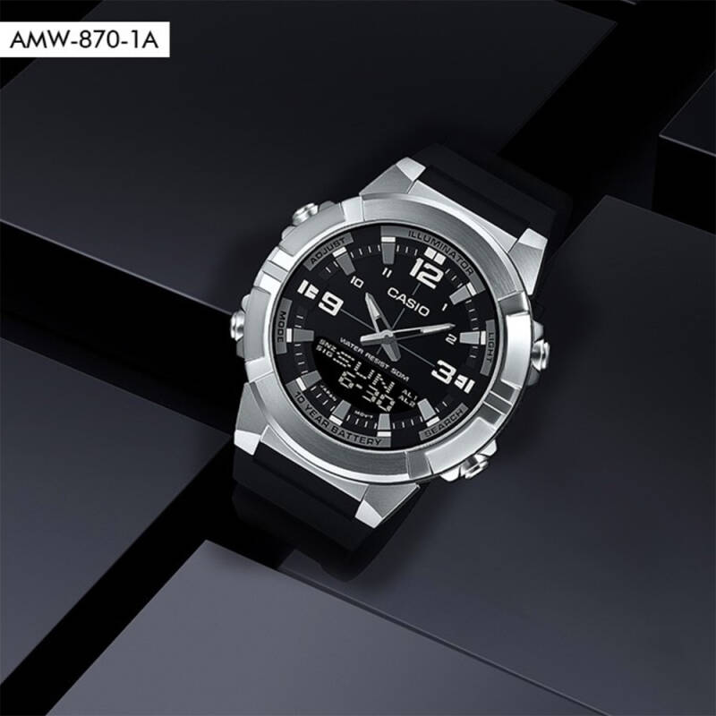 Casio AMW-870-1AVDF Digital Analog Men Watch