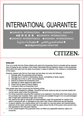 Citizen - BI1033-04E - Quartz Stainless Steel Watch For Men