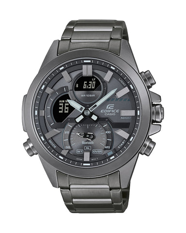 Casio Edifice-ECB-30DC-1BDF Men's Watch Black Dial, Black Band, Bluetooth