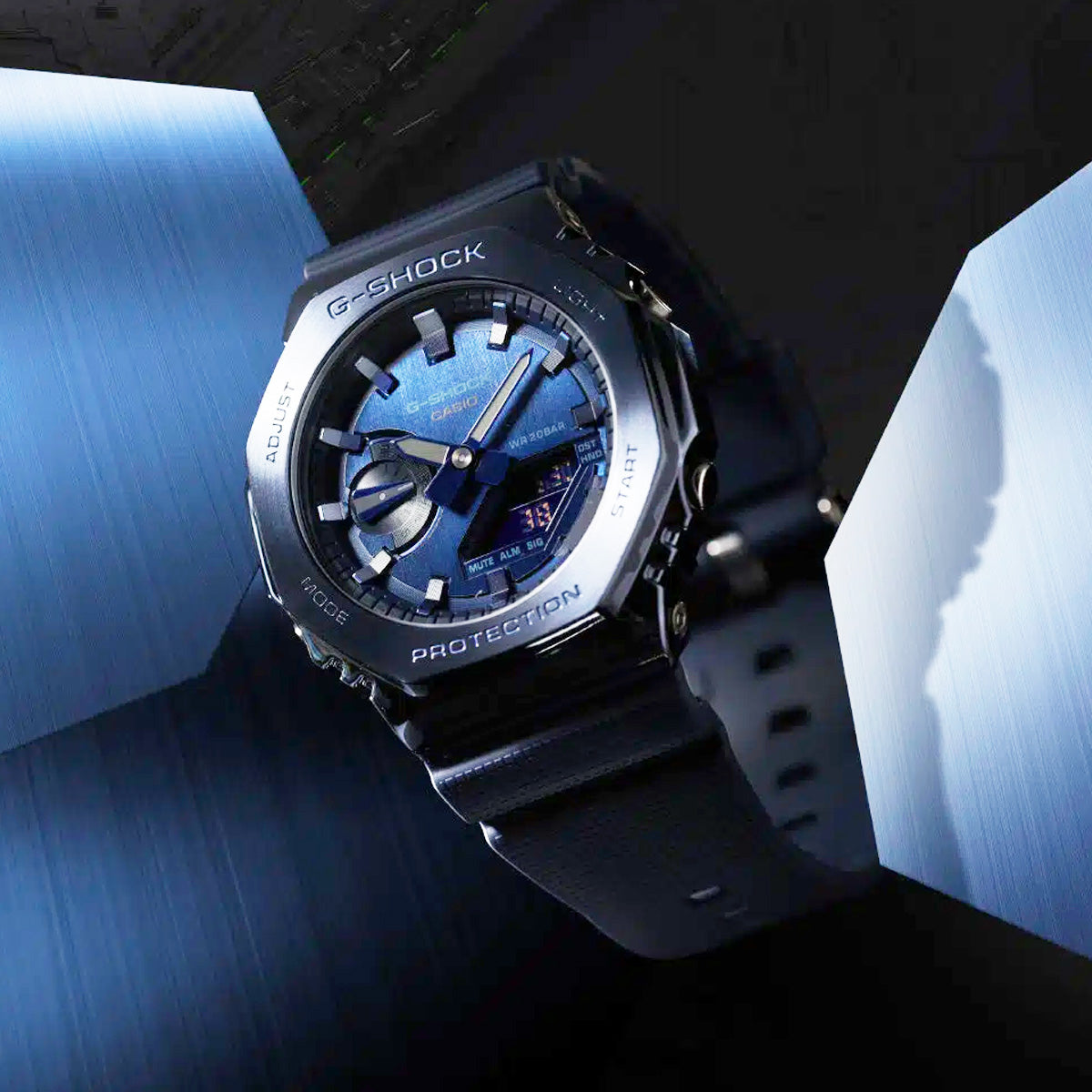Casio GA-2100 Series G-Shock GM-2100N-2A Midnight Watch