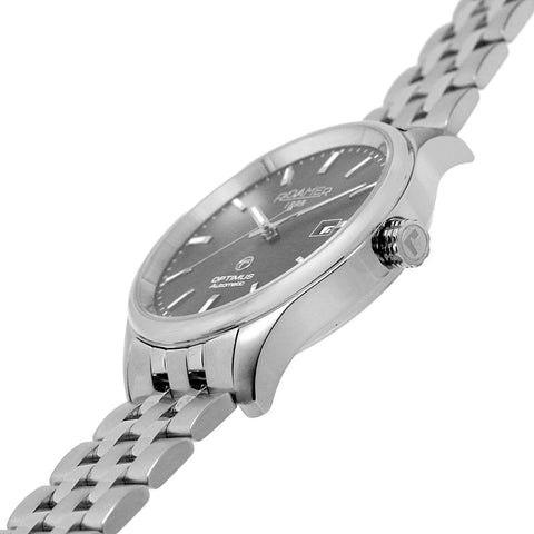 Roamer  983983 41 55 50 Optimus Black Dial Steel Bracelet Watch
