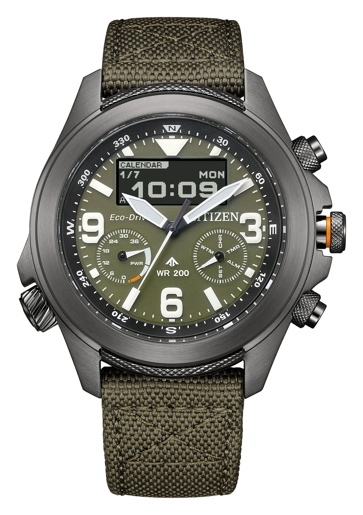 JV1005-02W men’s analog wrist watch with black dial, durable strap, stylish casual design, and water-resistant build Main image
