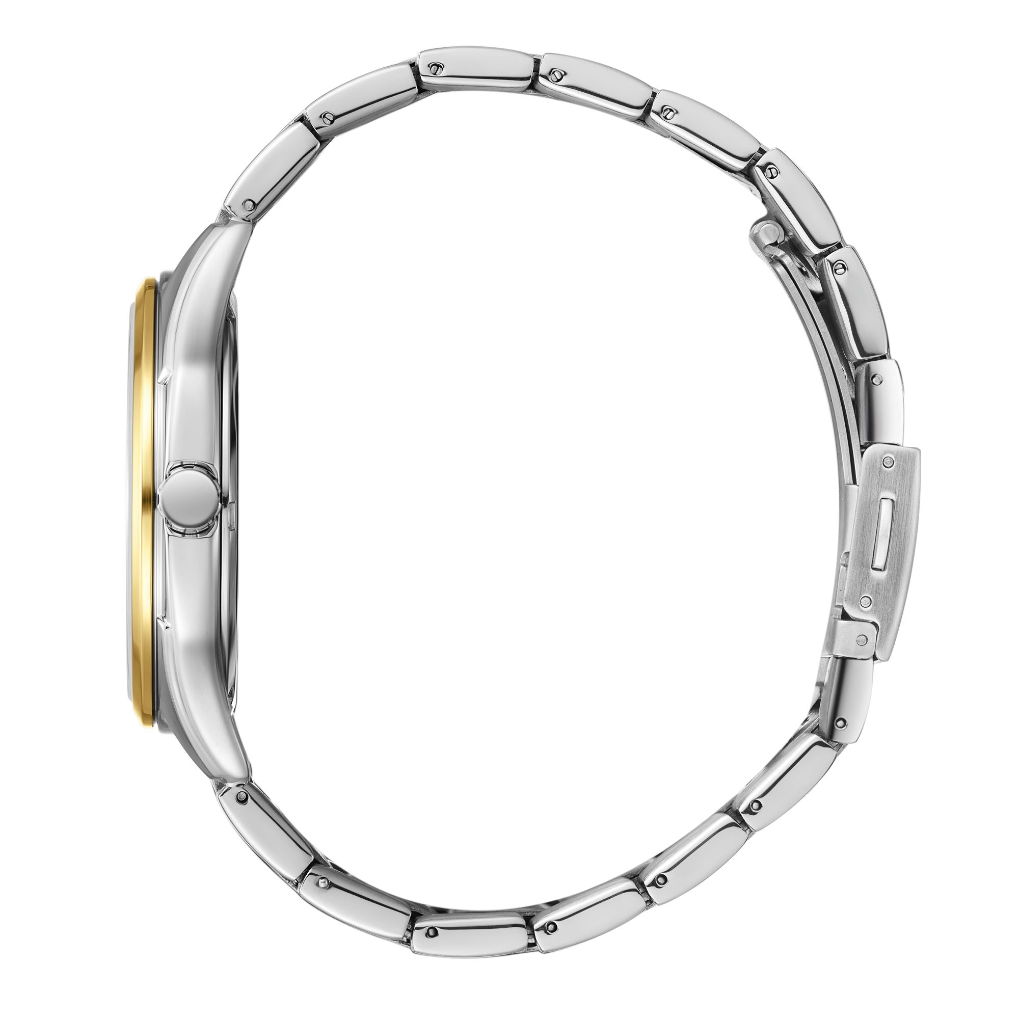 Lee Cooper LC08007.270 men's analog watch featuring a round silver and gold case with a dark green dial.

