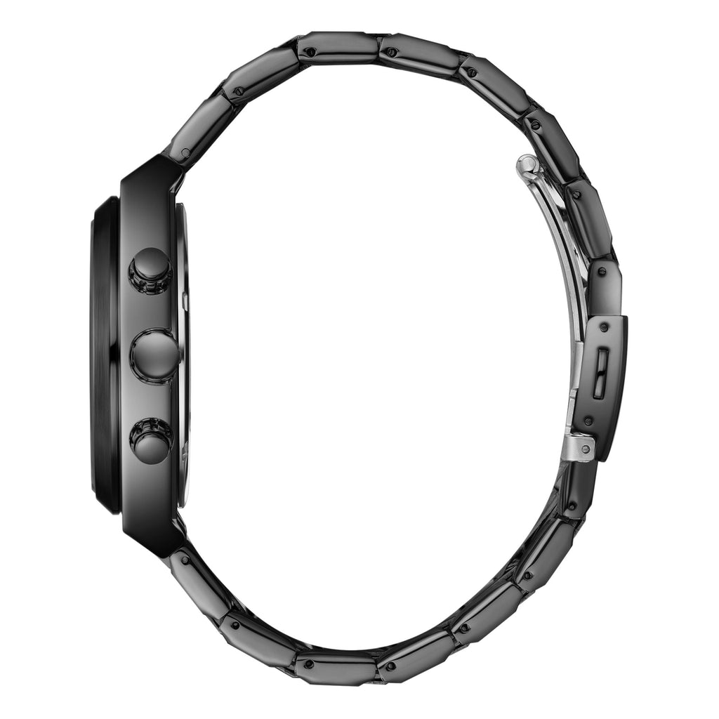 Lee Cooper LC08084.060 men's multifunction watch featuring a round gunmetal gray case and matching dial.
