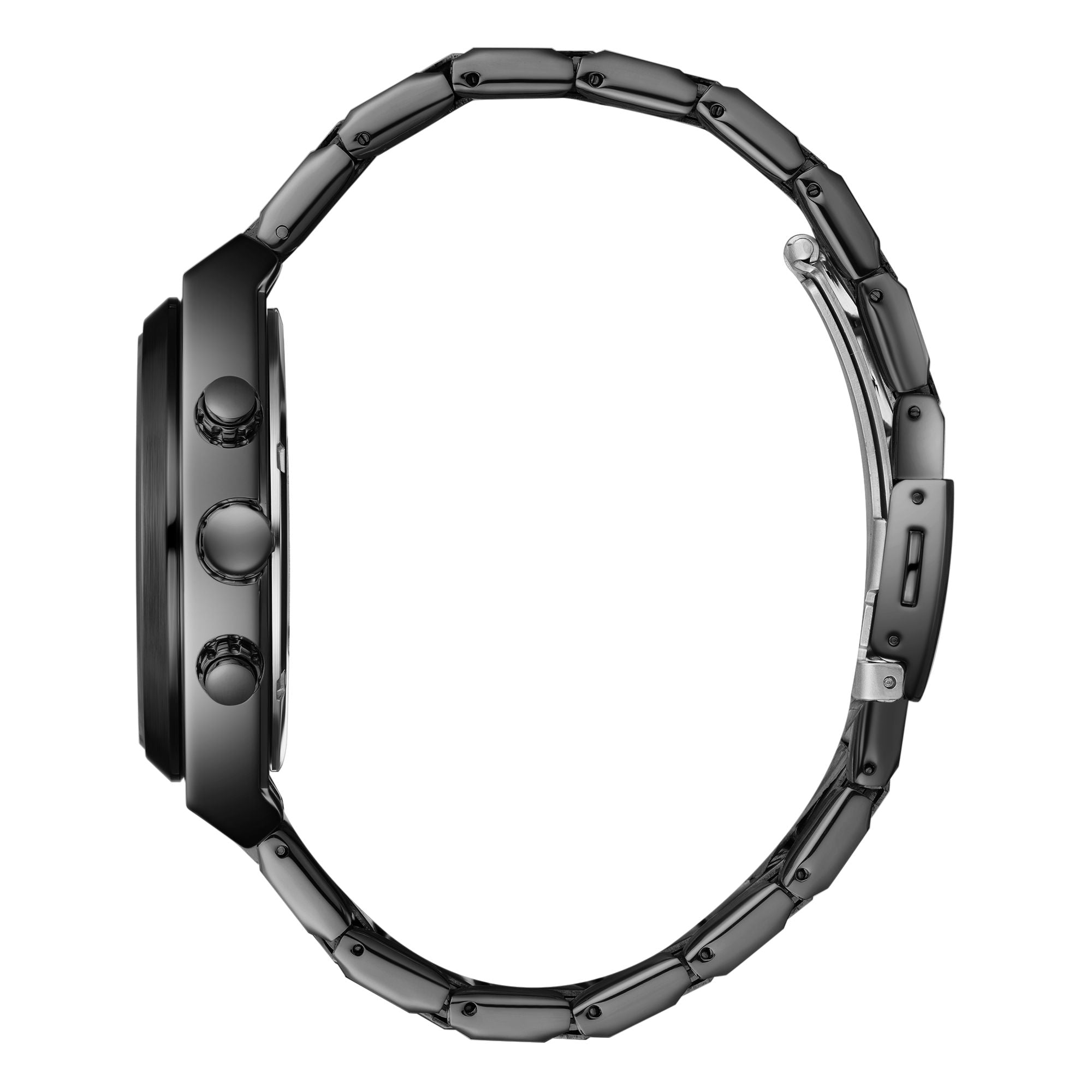 Lee Cooper LC08084.060 men's multifunction watch featuring a round gunmetal gray case and matching dial.
