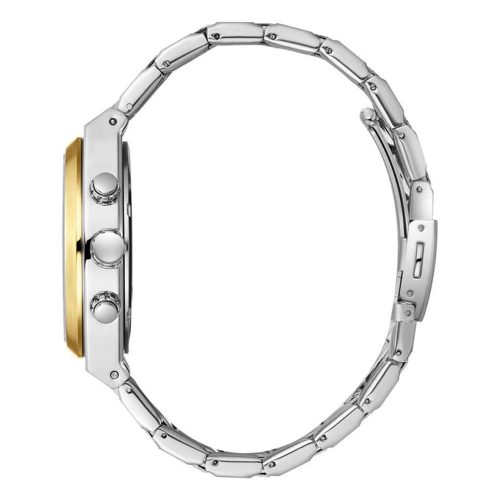 Lee Cooper LC08084.270 men's multifunction watch featuring a silver case and dark green dial.
