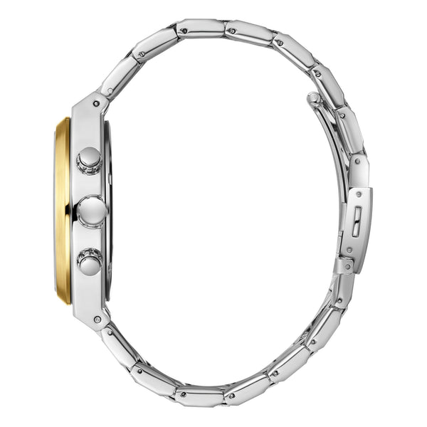 Lee Cooper LC08084.270 men's multifunction watch featuring a silver case and dark green dial.
