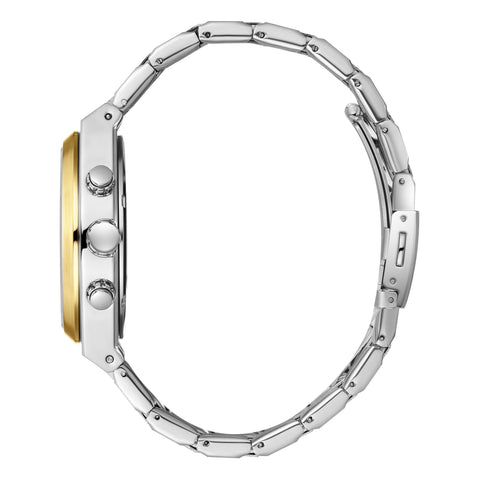 Lee Cooper LC08084.270 men's multifunction watch featuring a silver case and dark green dial.
