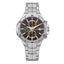 Lee Cooper LC08087.340 men's multifunction watch featuring a round silver case and dark brown dial.
