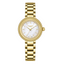 Lee Cooper LC08279.120 women's analog watch featuring a round gold case and white dial.

