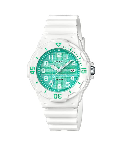 Casio LRW-200H-3CV women’s analog watch green dial resin strap Main image
