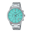 Casio MTP-E515D-2A2 men’s stainless steel watch with blue dial analog display