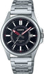 Casio MTP-E700D-1E men's stainless steel watch with black dial