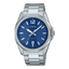 Casio MTP-E725D-2A men's stainless steel watch with blue dial and analog display