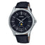 Casio MTP-M100L-1A men’s analog watch with moon phase black dial
