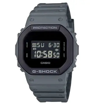 Casio G-Shock DW-5610UU-8DR grey digital resin strap men's watch with 200M water resistance
 Main image
