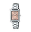 Casio Enticer LTP-1234DD-4A women’s rose gold stainless steel analog wristwatch with elegant dial design