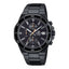 Casio Edifice EFV-640DC-1A men's black ion-plated stainless steel chronograph watch